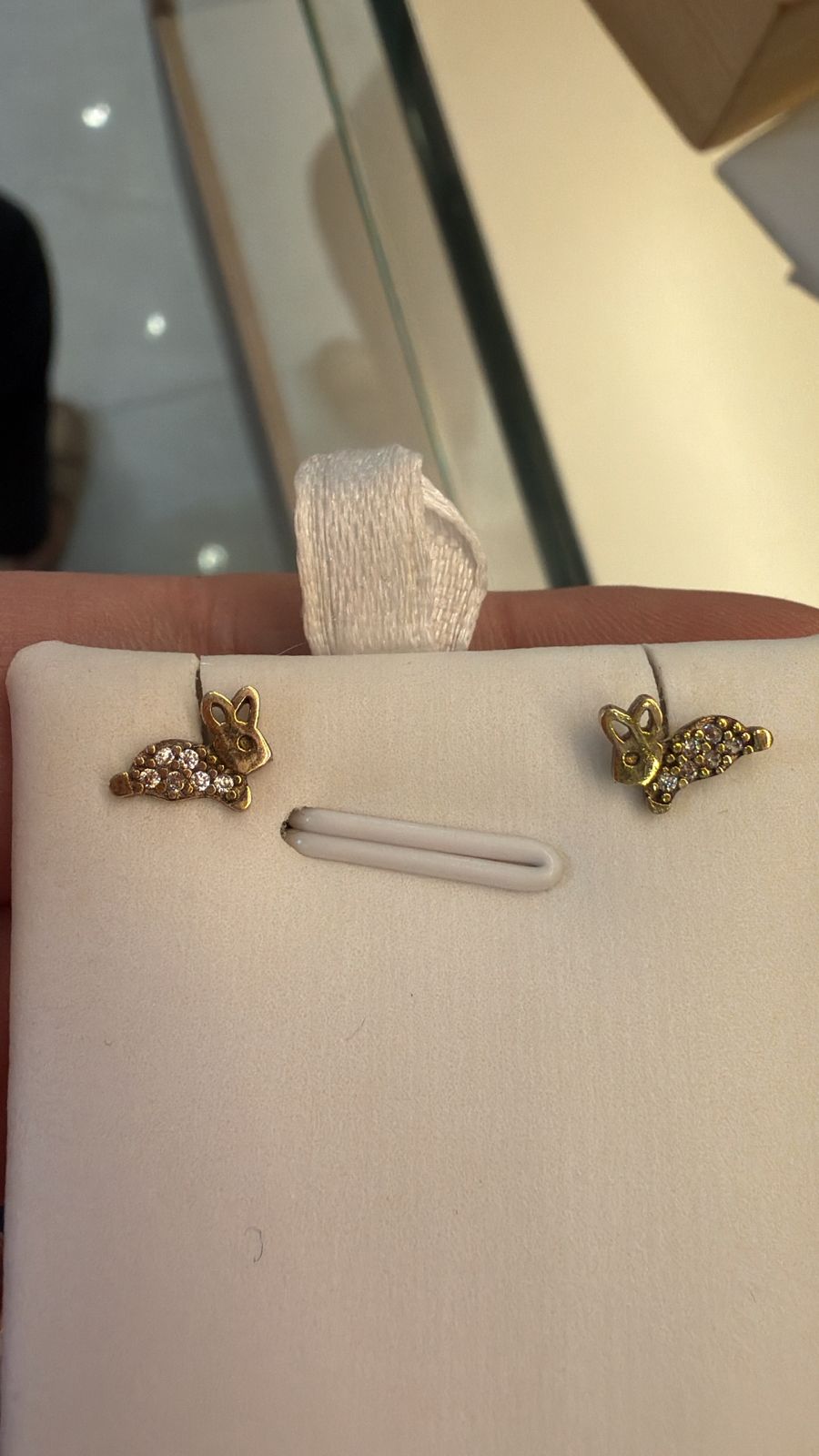 ARETES NIÑA CONEJITO NIÑA PIEDRAS